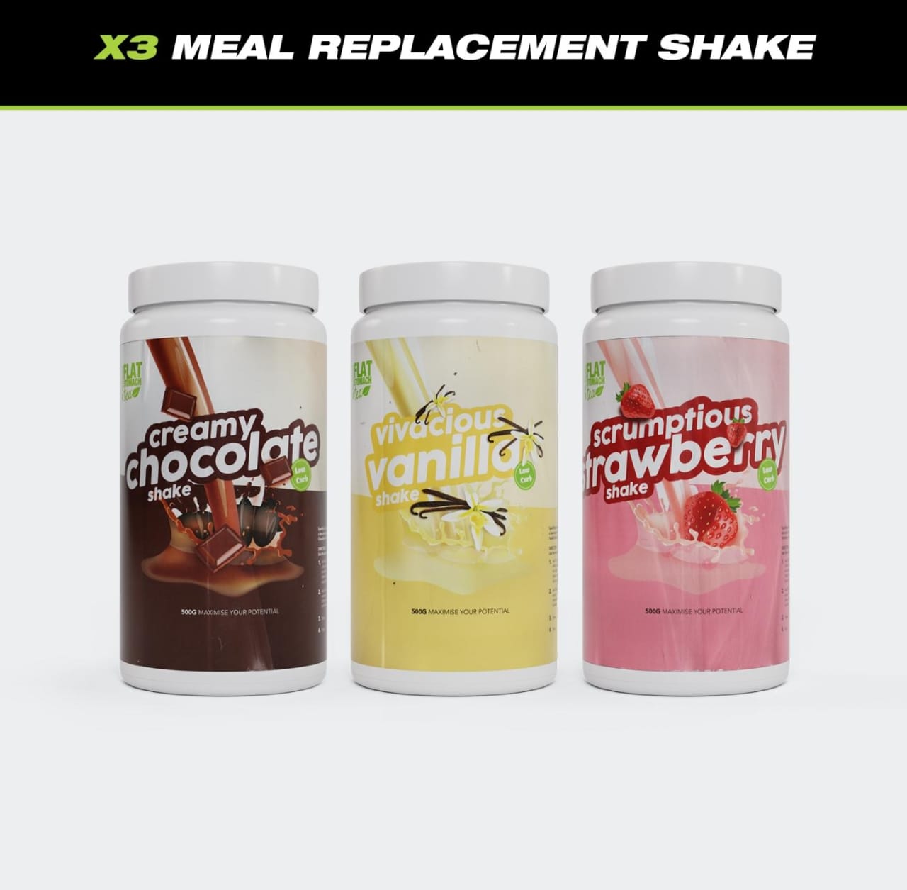 X3 Meal Replacement Shakes (Mixed)